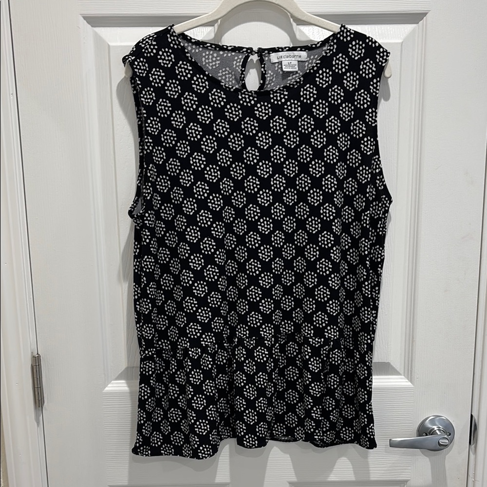 💥3 for $10💥 Liz Claiborne Peplum Size L-Tall Top